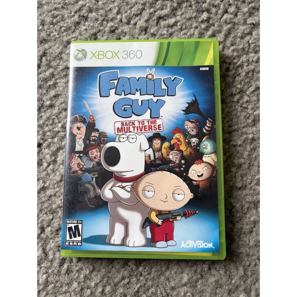 Family Guy: Back to the Multiverse (Microsoft Xbox 360, 2012) Complete and Teste